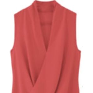 41 HAWTHORN Carson Front-Twist Sleeveless Blouse